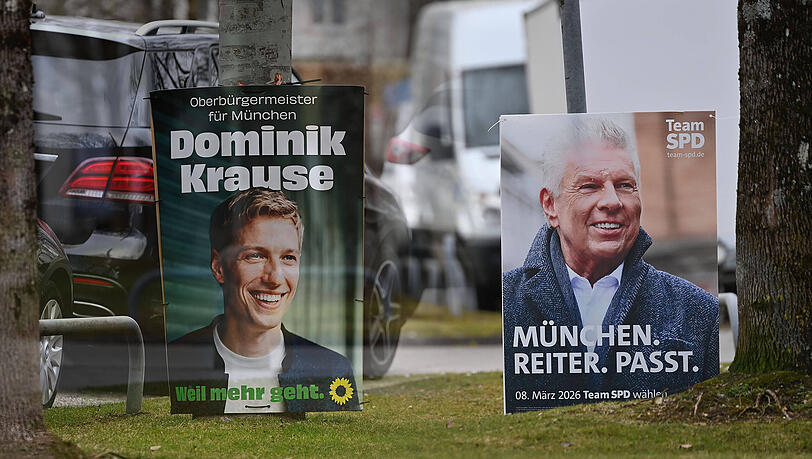 In M&uuml;nchen kommt es zu einer Stichwahl zwischen dem amtierenden Oberb&uuml;rgermeister Dieter Reiter (SPD, rechts) und dem Gr&uuml;nen-Kandidaten Dominik Krause.