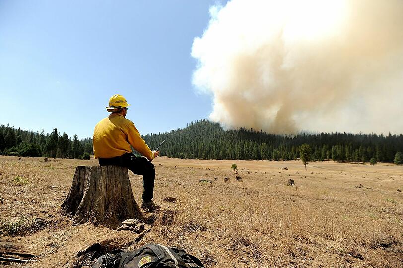 Die Waldbrände in der kalifornischen Sierra Nevada haben den Yosemite-Nationalpark erreicht. Die Bilder der Feuersbrunst!