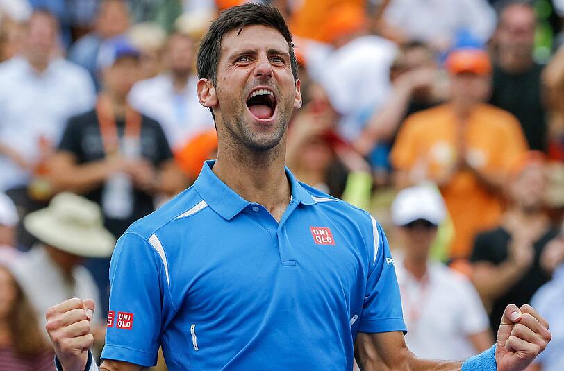 Novak Djokovic zög souverän in die zweite Runde ein.