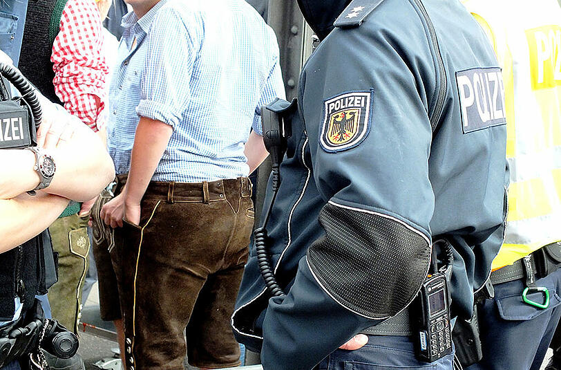 Am Samstag hatte die Bundespolizei dank Wiesn alle Hände voll zu tun.