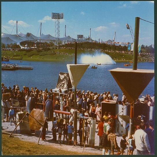 Die Spielstraße am Olympiasee zu den Sommerspielen 1972. Zwei Jahre später zur Fußball-WM gab es nichts Vergleichbares.