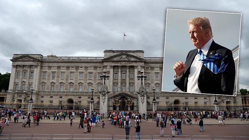 US-Präsident Trump will bald die Queen im Buckingham Palace besuchen. (Symbolbild)