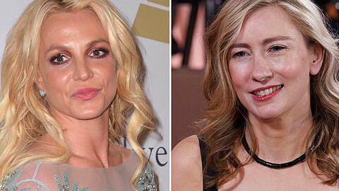 Britney Spears (l.) neben Elizabeth "Liz" Meriwether.