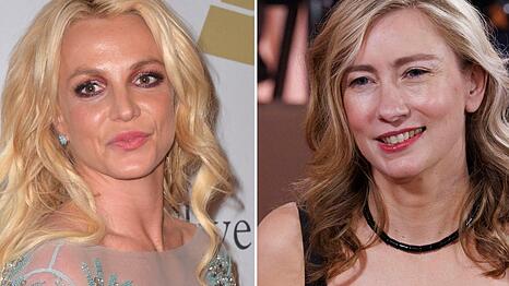 Britney Spears (l.) neben Elizabeth "Liz" Meriwether.