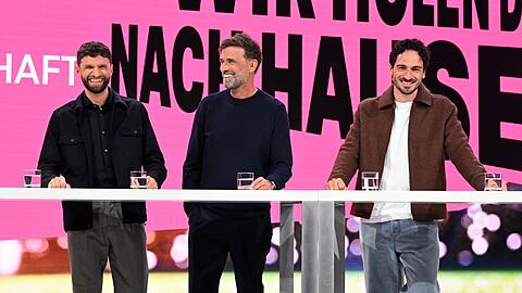 Zwei, die f&uuml;r klare Worte und vor allem Spa&szlig; am Fu&szlig;ball stehen: Ex-Bayer Thomas M&uuml;ller (l.) und Ex-Trainer J&uuml;rgen Klopp.