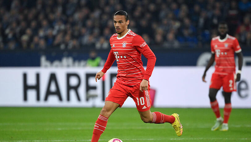 Kommt beim FC Bayern immer besser in Tritt: Dribbelkünstler Leroy Sané. Kommt beim FC Bayern immer besser in Tritt: Dribbelkünstler Leroy Sané.