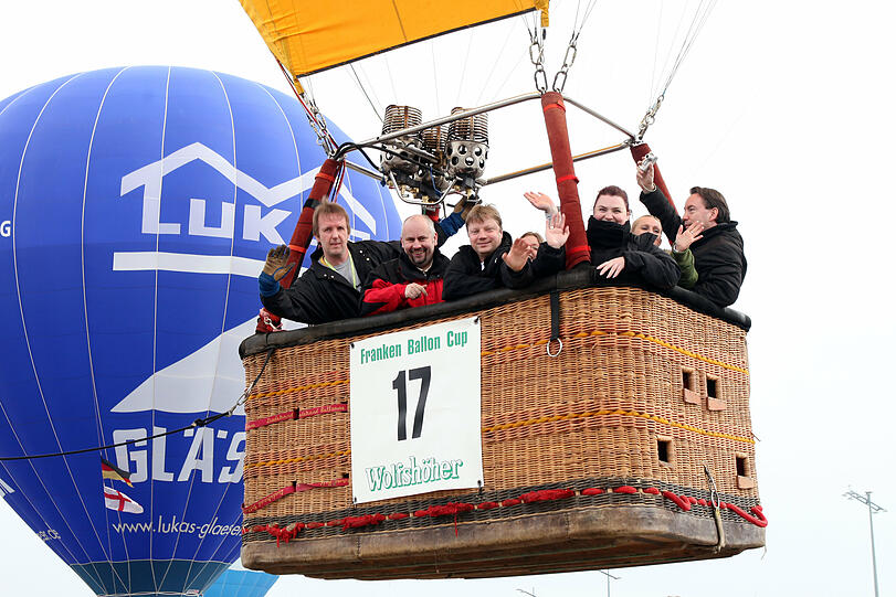 Gute Stimmung beim Frankenballoncup 2011.
