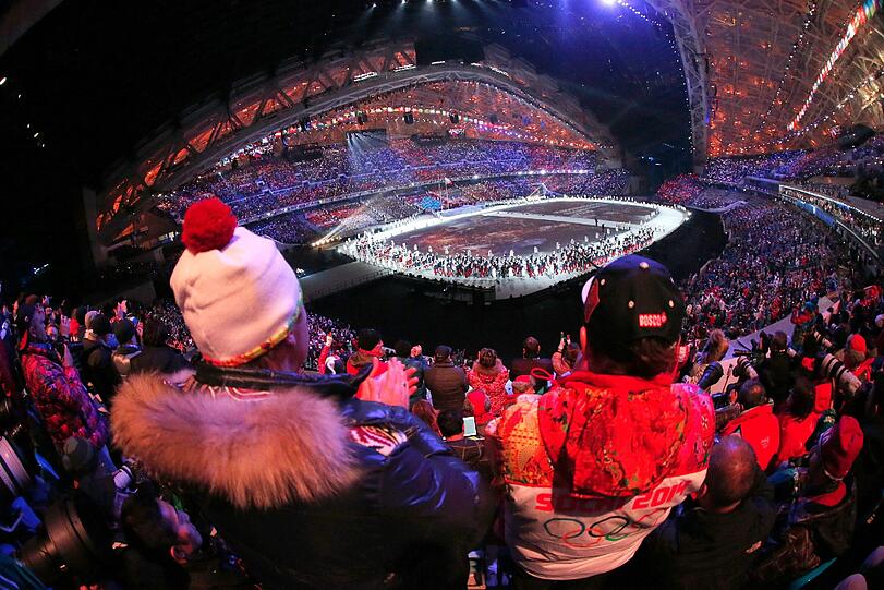 Weitere Bilder von der Eröffnungsfeier der Olympischen Spiele in Sotschi.