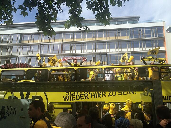 Die Fans des BVB erobern die Hauptstadt!