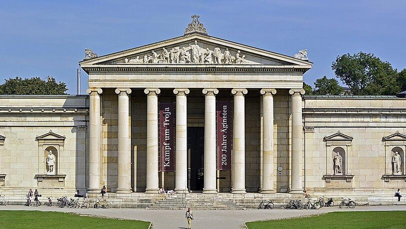 Die Glyptothek am K&ouml;nigsplatz.