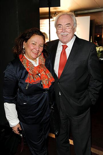Dieter Hanitzsch und Frau Mercedes auf der 181 Trüffel-Küchenparty.