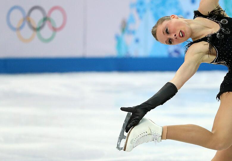 Die Bilder vom Eiskunstlaufen in Sotschi.