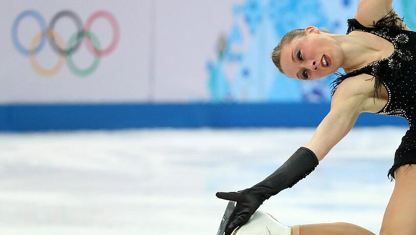 Die Bilder vom Eiskunstlaufen in Sotschi.