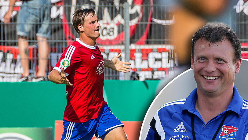 Claus Schromm (r), der 46-jährige Trainer der SPVgg Unterhaching im AZ-Interview über die Pokalsensation und den Doppeltorschützen Markus Einsiedler. Claus Schromm (r), der 46-jährige Trainer der SPVgg Unterhaching im AZ-Interview über die Pokalsensation und den Doppeltorschützen Markus Einsiedler.