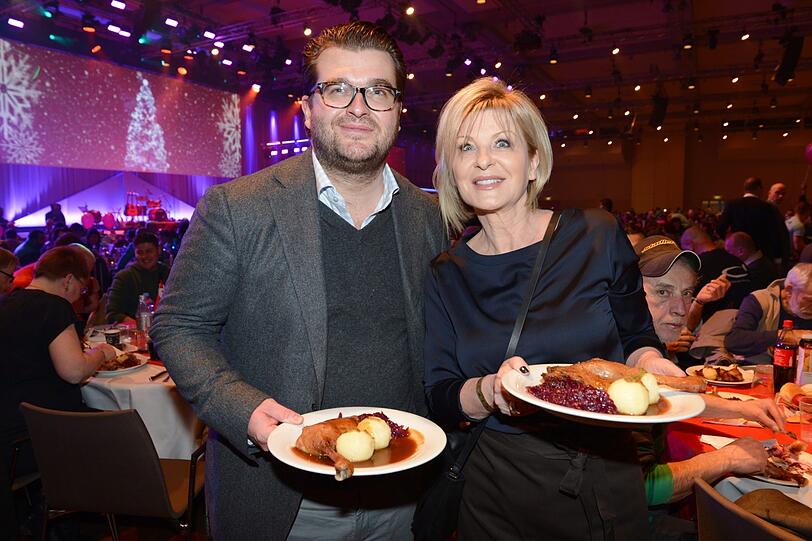 Carmen Nebel mit Sohn Gregor