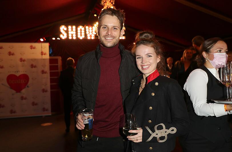 Philip Birnstiel mit Ehefrau Darya