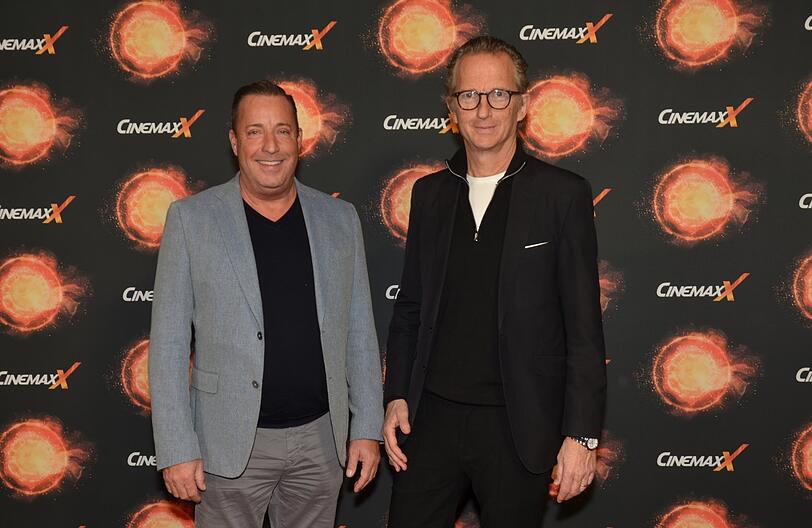 Sie glauben an die Zukunft des Kinos: Stephan Lehmann und Frank Thomsen, Geschäftsführer der Cinemaxx-Kinos.