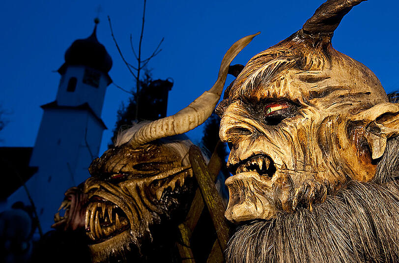 Wilden Treiben ja, aber Verletzte sollte es dabei nicht geben: Klausentreiben im Allgäu.