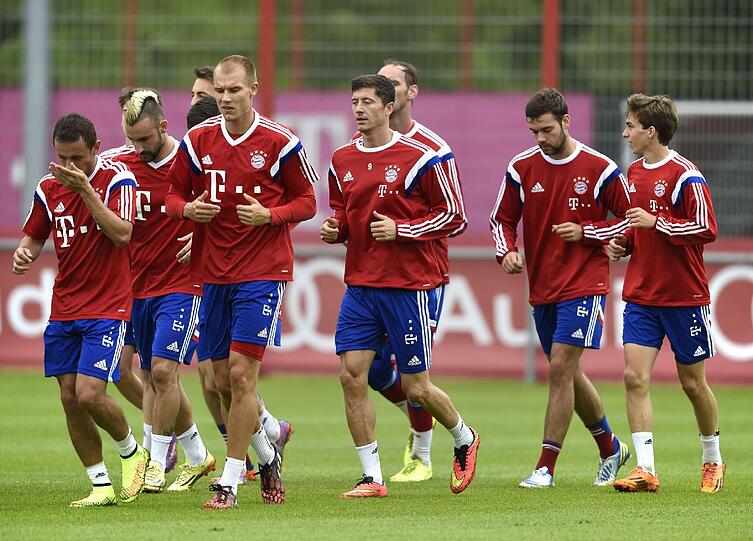 Bilder vom Bayern-Training!