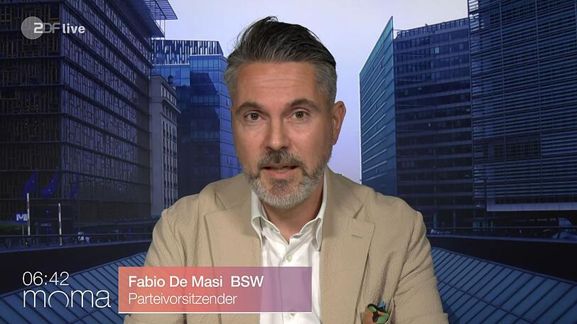Fabio De Masi war im ZDF-"Morgenmagazin" zu Gast.