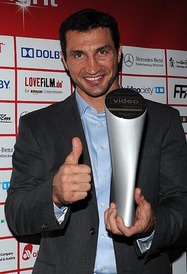 Daumen hoch: Wladimir Klitschko.