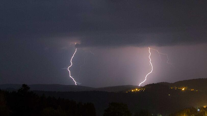 Heftige Unwetter tobten in der Nacht in Bayern. (Archivbild)