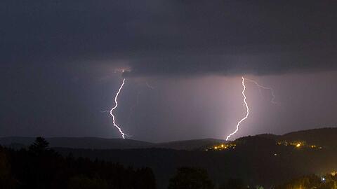Heftige Unwetter tobten in der Nacht in Bayern. (Archivbild)