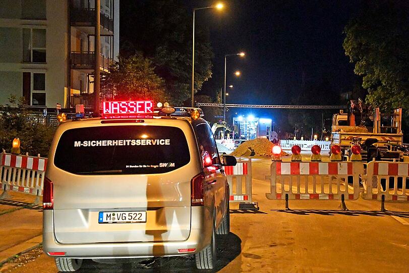 Die Balanstraße wurden teilweise für den Verkehr gesperrt.