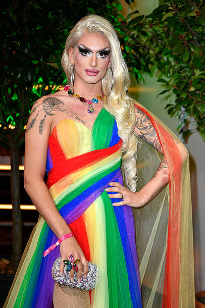 Dragqueen Katy Bähm ist für die Freundschaft mit Heidi Klum sehr dankbar. 2019 nahm sie an ihrer Drag-Show teil. Dragqueen Katy Bähm ist für die Freundschaft mit Heidi Klum sehr dankbar. 2019 nahm sie an ihrer Drag-Show teil.