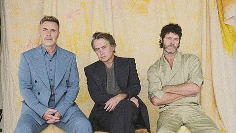 Gary Barlow, Mark Owen und Howard Donald (v.l.) ver&ouml;ffentlichen neue Musik.