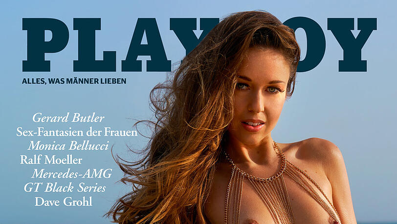 Juliane Seyfarth ziert das Cover der Playboy-Ausgabe im März. Juliane Seyfarth ziert das Cover der Playboy-Ausgabe im März.