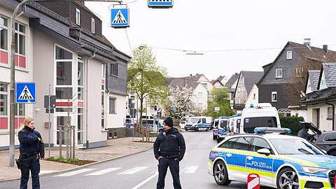 Am Donnerstag war die Polizei erneut mit einem Großaufgebot unterwegs.