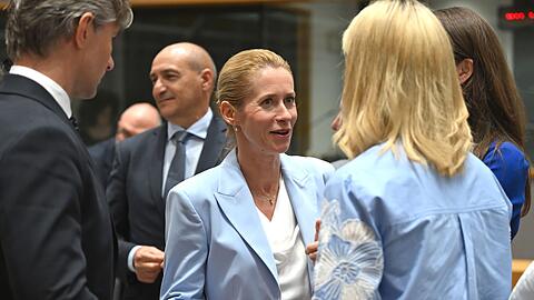 Hat einen schwierigen Vermittlerjob: Die EU-Au&szlig;enbeauftragte Kaja Kallas.