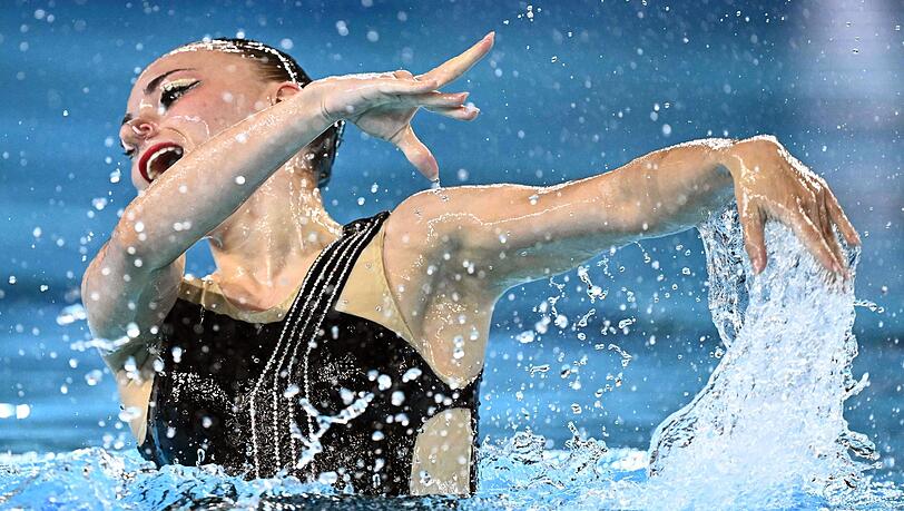 Die deutsche Kunstschwimmerin Klara Bleyer gewann EM-Bronze in der Technischen K&uuml;r des Solowettbewerbs.