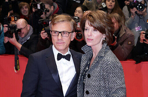 Schauspieler Christoph Waltz und seine Frau Judith Holst
