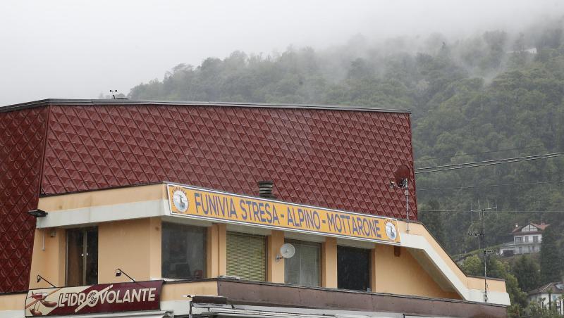Die Abfahrtsstation der Seilbahn von Stresa nach Mottarone. Beim Absturz einer Gondel haben mindestens 14 Menschen ihr Leben verloren.