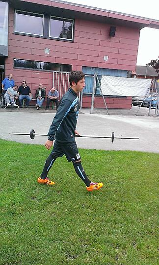 Schwitzen für die neue Saison: Die Löwen im Trainingslager in Kirchbichl.