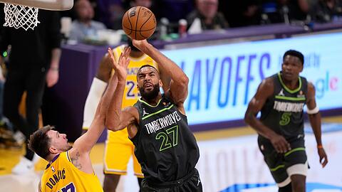 Rudy Gobert dominierte das Spiel unter den Körben.
