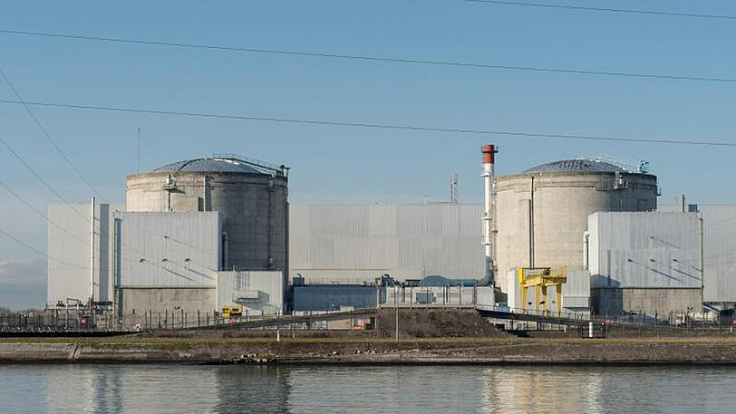 Das Atomkraftwerk in Fessenheim in Frankreich.