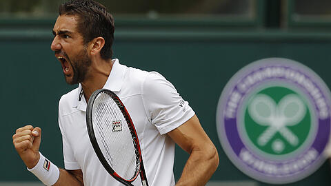 Marin Cilic hat sich gegen Sam Querrey durchgesetzt und feiert seinen Einzug ins Finale.