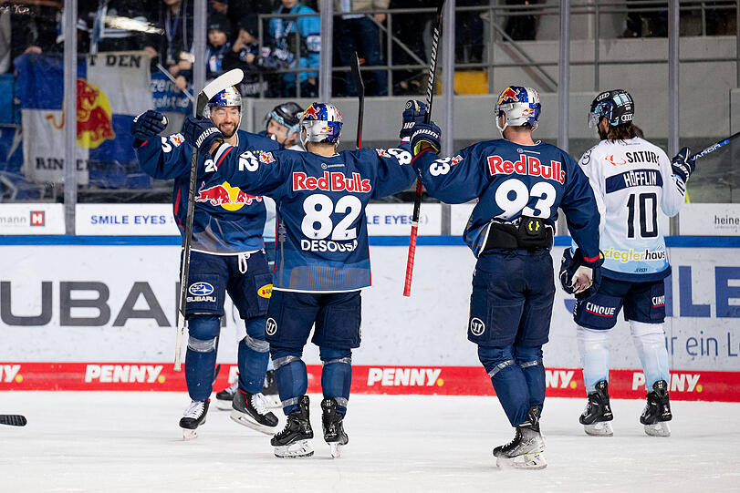 Der EHC jubelt erneut gegen Ingolstadt.
