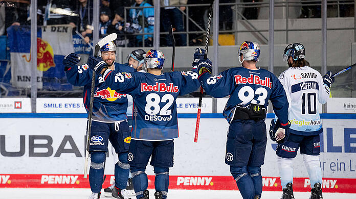 Der EHC jubelt erneut gegen Ingolstadt.