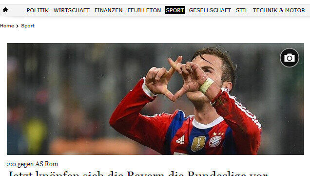 faz.net - Die Pressestimmen zum Sieg des FC Bayern gegen AS Rom in unserer Bilderstrecke zum Durchklicken! faz.net - Die Pressestimmen zum Sieg des FC Bayern gegen AS Rom in unserer Bilderstrecke zum Durchklicken!