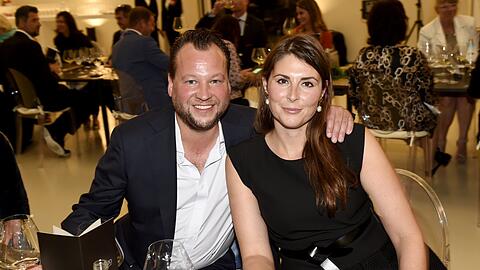 Mit drei Sternen im siebten Himmel: Starkoch Jan Hartwig und Lebensgefährtin Theresa Geisel beim Eckart 2020 in Bozen.