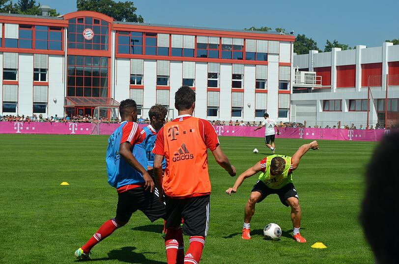 Die weiteren Bilder vom Mittwochstraining an der Säbener Straße.