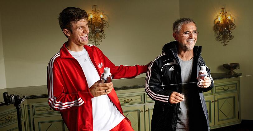 Namensvettern: Thomas und Gerd Müller.