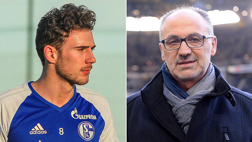 Weltmeister Jürgen Kohler (rechts) hält große Stücke auf Schalkes Nationalspieler Leon Goretzka. Weltmeister Jürgen Kohler (rechts) hält große Stücke auf Schalkes Nationalspieler Leon Goretzka.