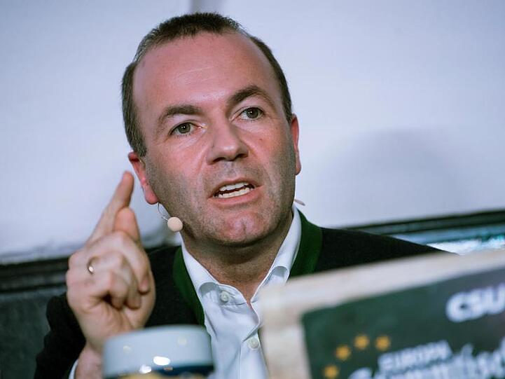 Manfred Weber (CSU), gemeinsamer Spitzenkandidat von CSU, CDU und EVP bei der Europawahl 2019. Foto: Sven Hoppe