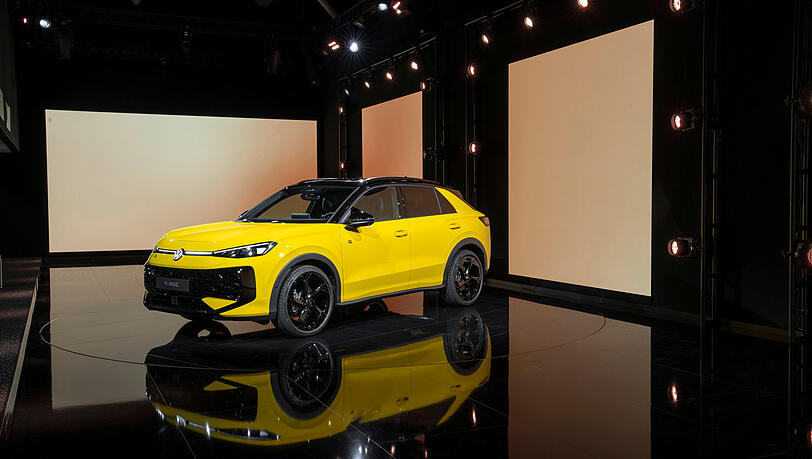 Einer der wenigen Verbrenner unter den deutschen Neuheiten auf der IAA: der T-Roc. Einer der wenigen Verbrenner unter den deutschen Neuheiten auf der IAA: der T-Roc.