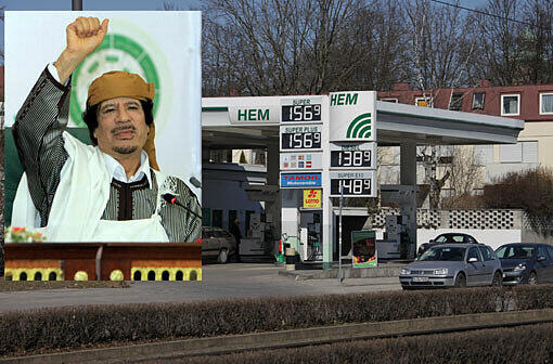 Günstiger Sprit: die HEM&ndash;Tankstelle an der Grünwalder Straße.